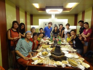 Globex Family Enjoying Hotpot